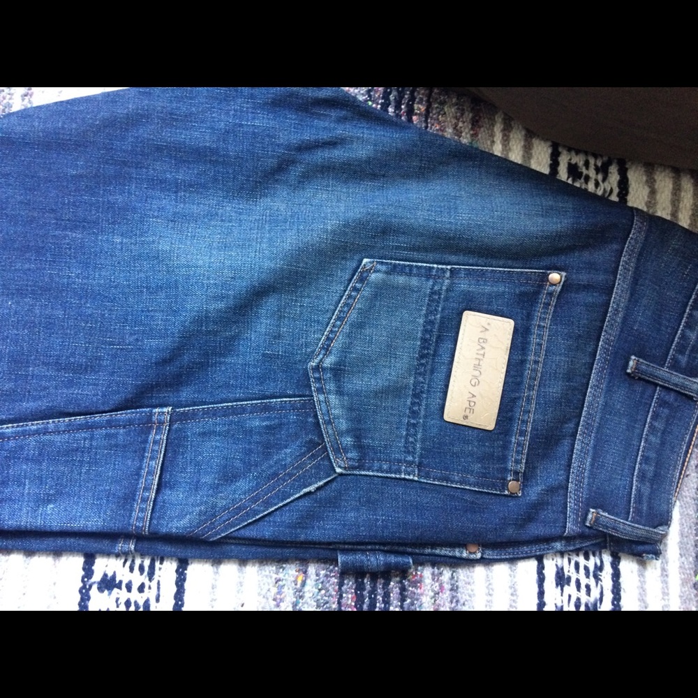 NEVER WORN COLLECTABLE RARE BATHING APE DENIM